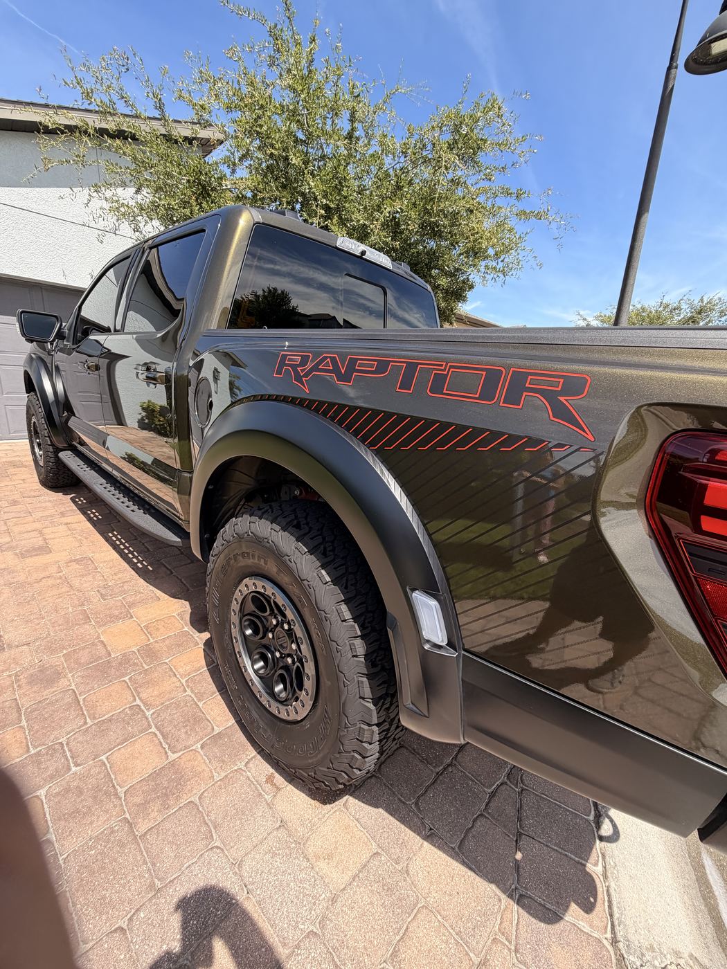 Ford Raptor exterior transformation with deep gloss finish